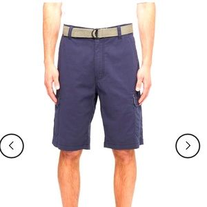 WearFirst navy stretch cargo short. Size 38
